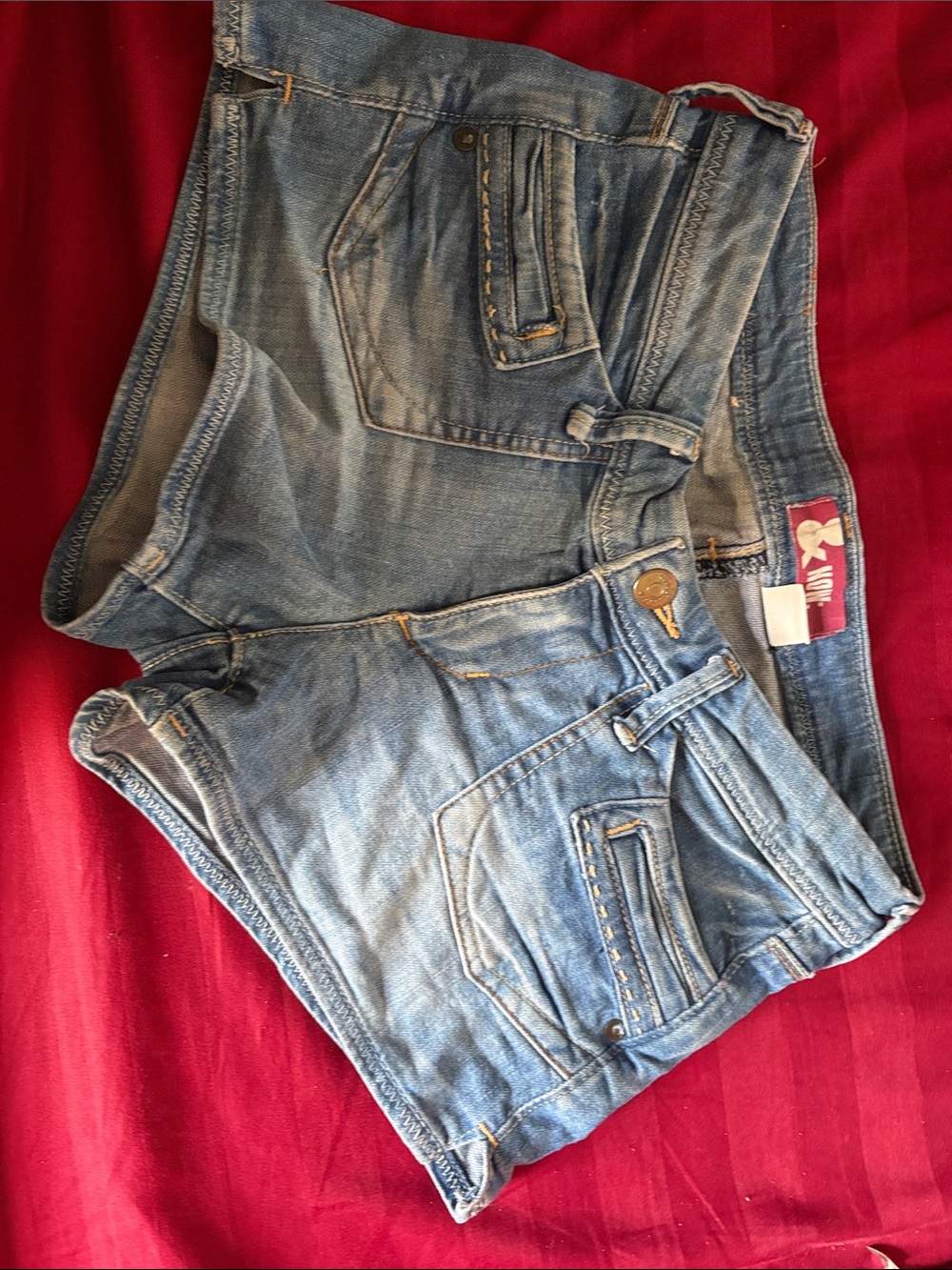 Women's Light Blue Denim Shorts